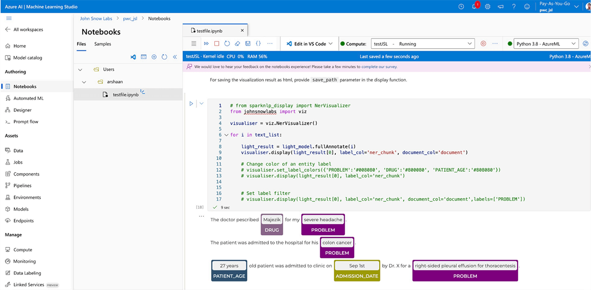 Azure AI Studio instructions